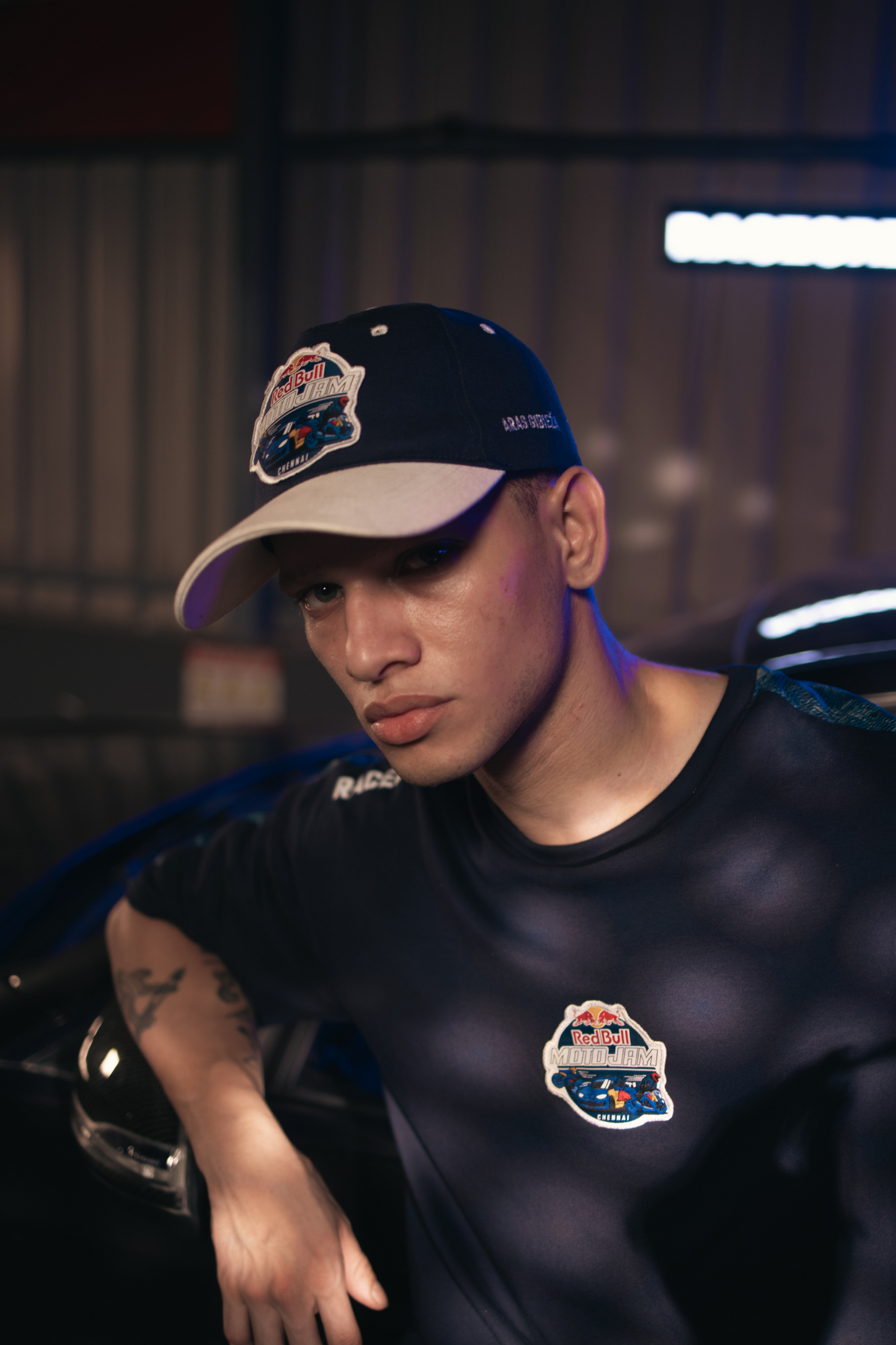 Red Bull Moto Jam Cap - White/Blue // RB MJ25 RO