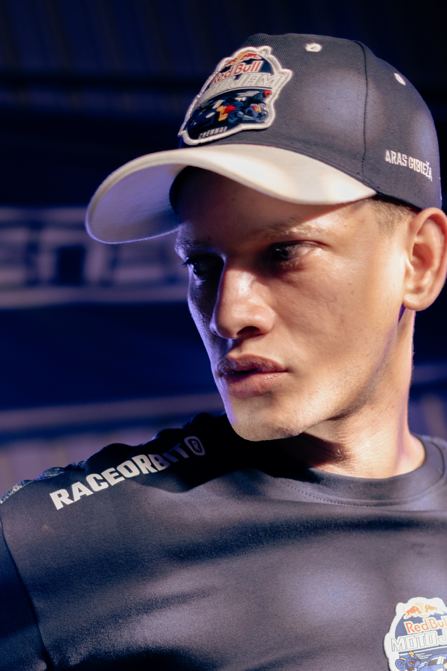 Red Bull Moto Jam Cap - White/Blue // RB MJ25 RO