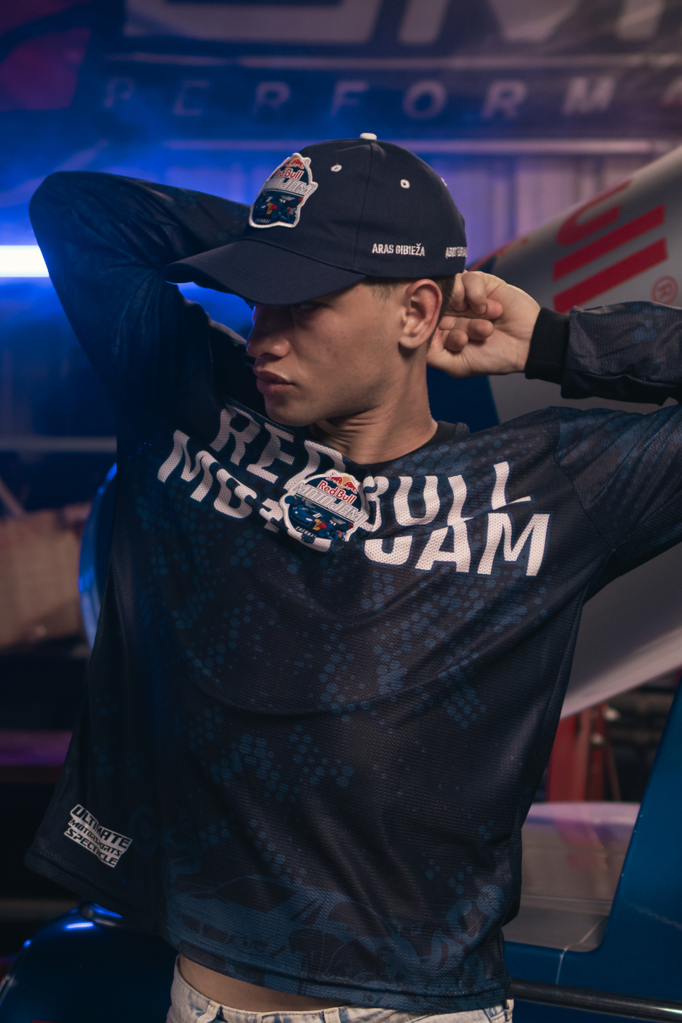 Red Bull Moto Jam Cap - Blue/Blue // RB MJ25 RO