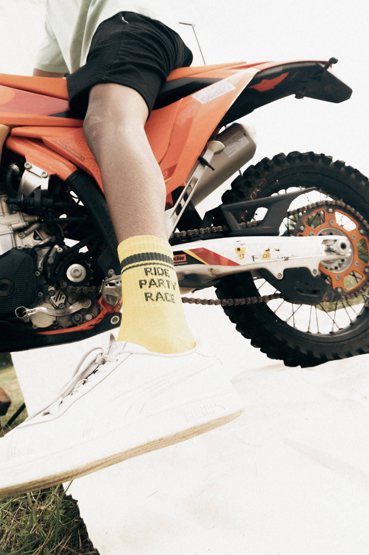 GoodTimes Only Bamboo Socks - Yellow - Ride Party RACE