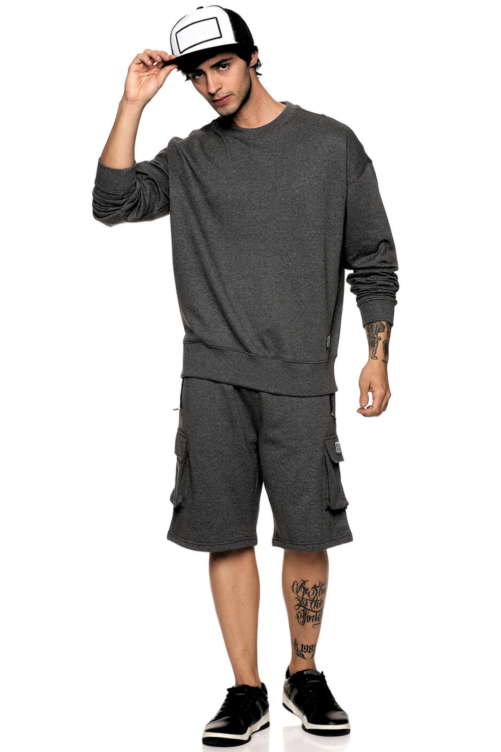 Dark Melange - Sweatshirt