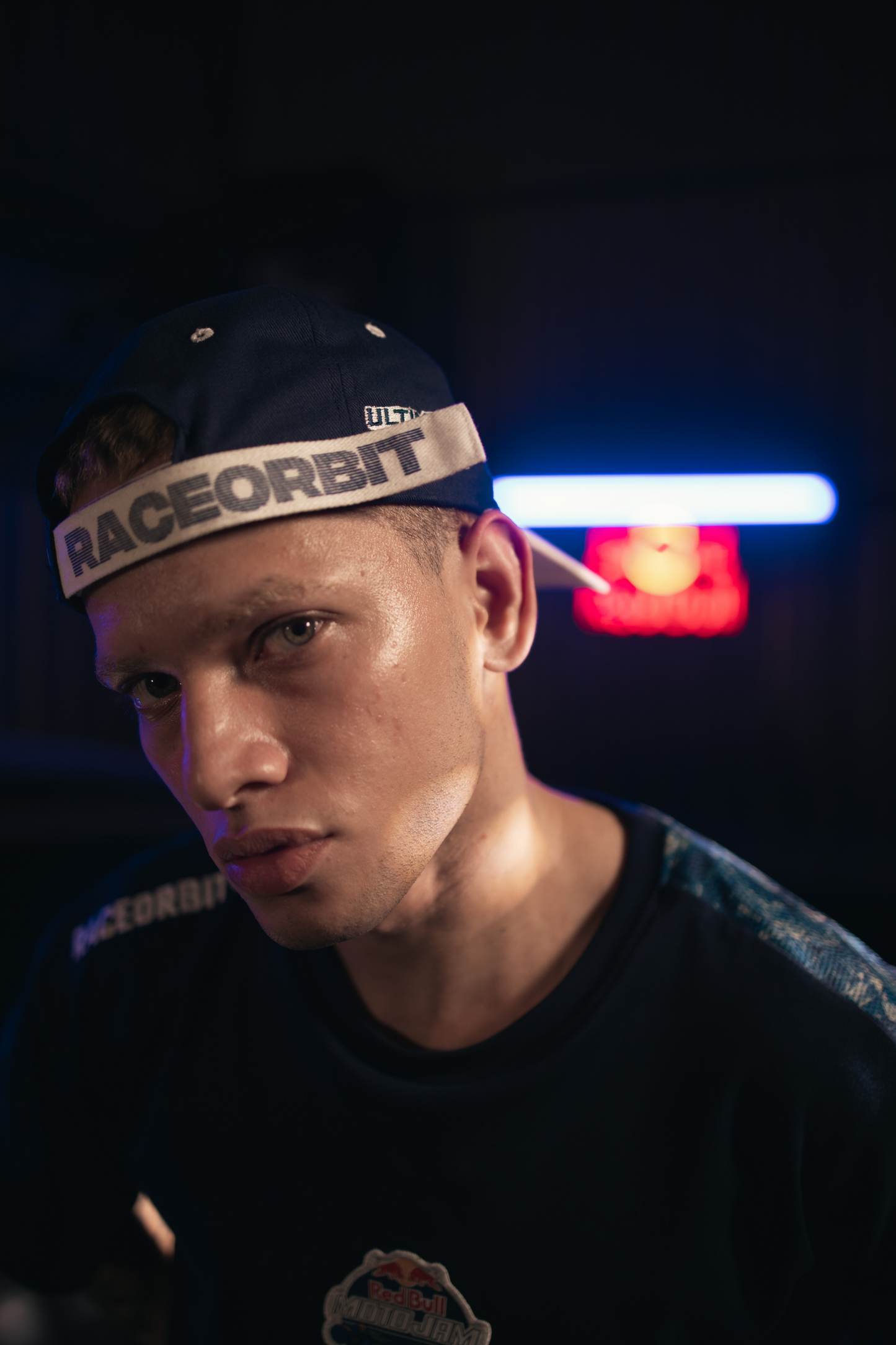 Red Bull Moto Jam Cap - White/Blue // RB MJ25 RO
