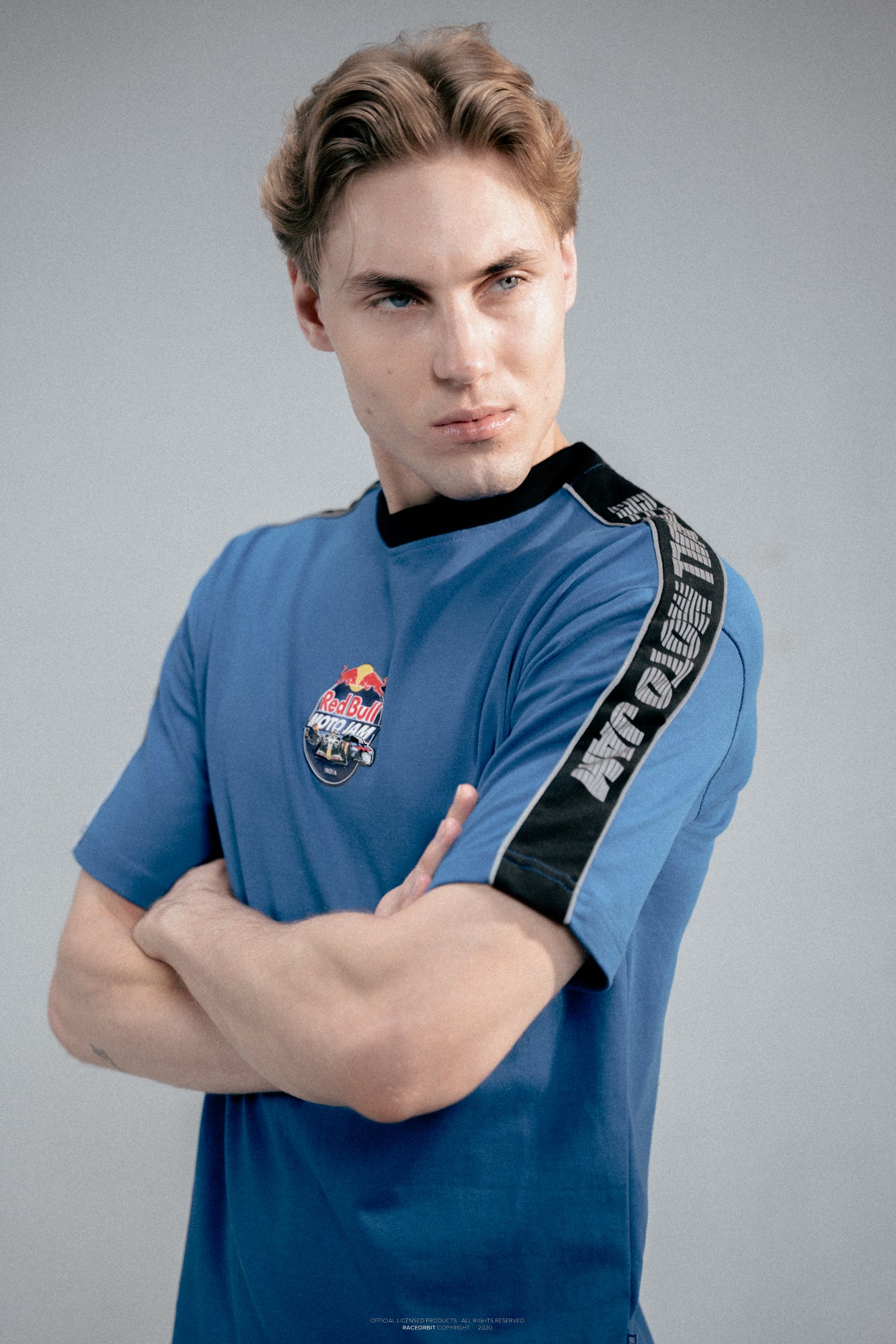 Red Bull Moto Jam 26 Blue Cut & Sew Tee