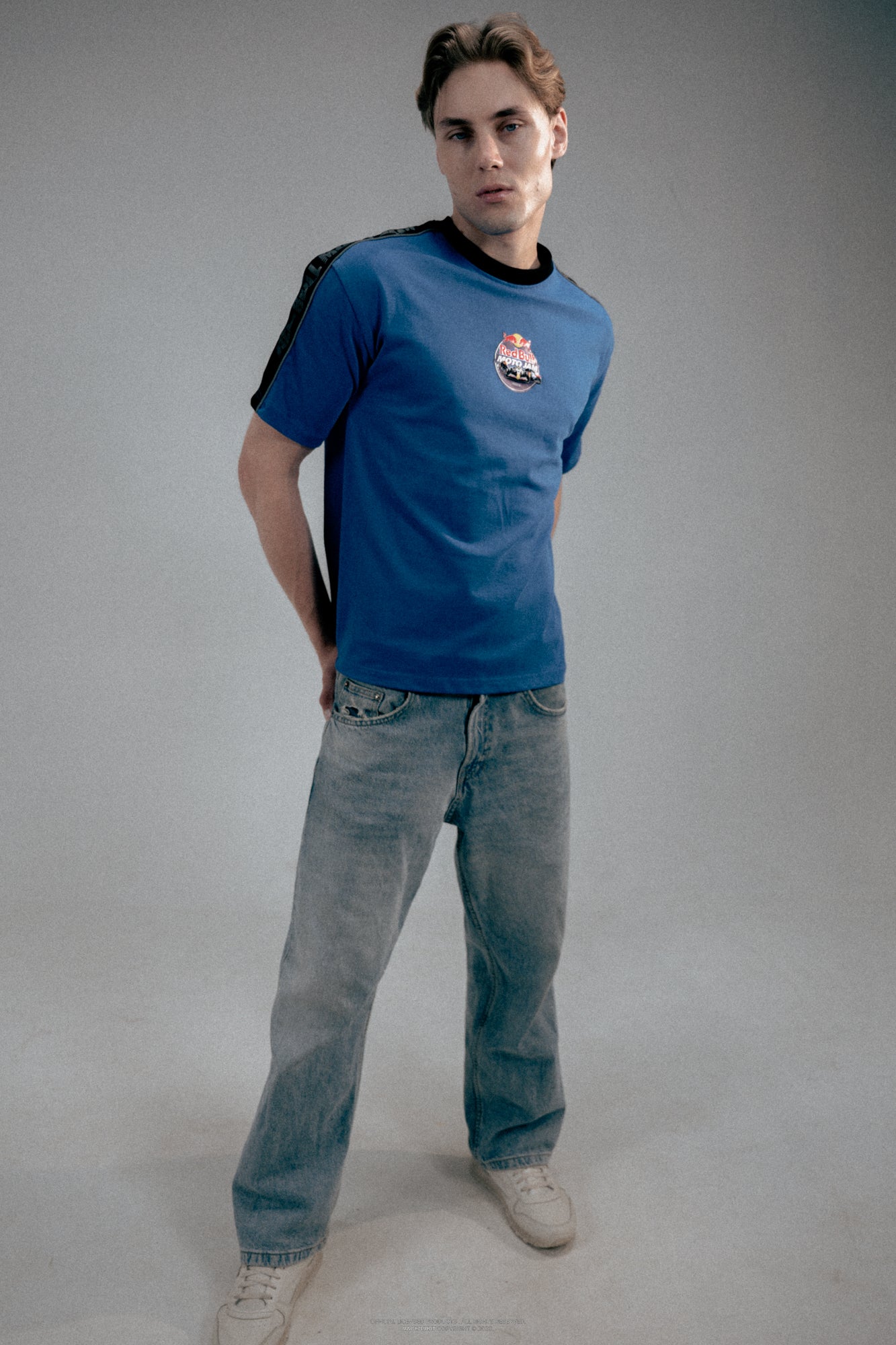 Red Bull Moto Jam 26 Blue Cut & Sew Tee
