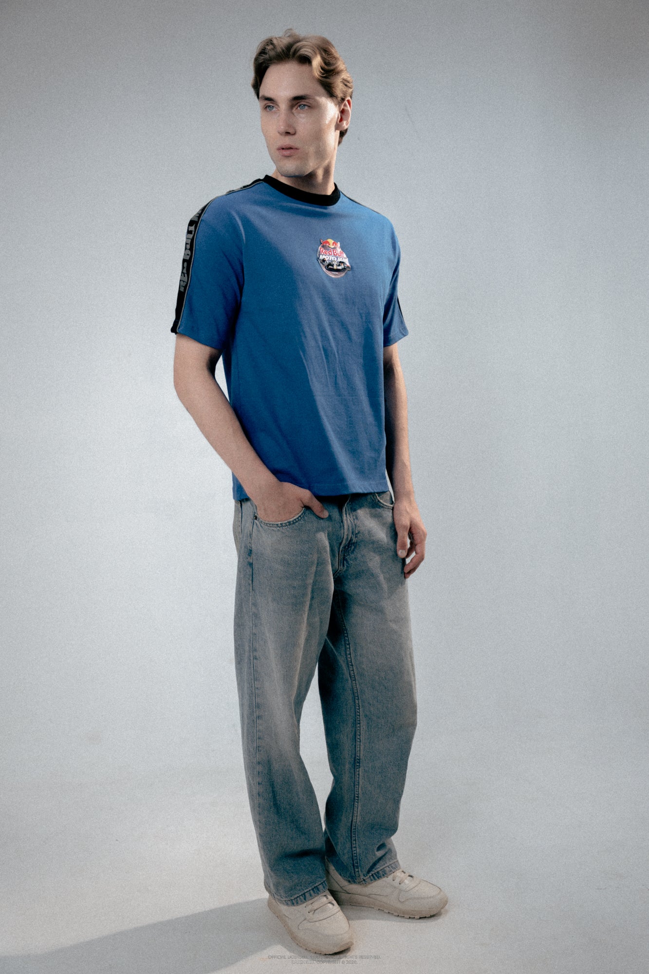 Red Bull Moto Jam 26 Blue Cut & Sew Tee