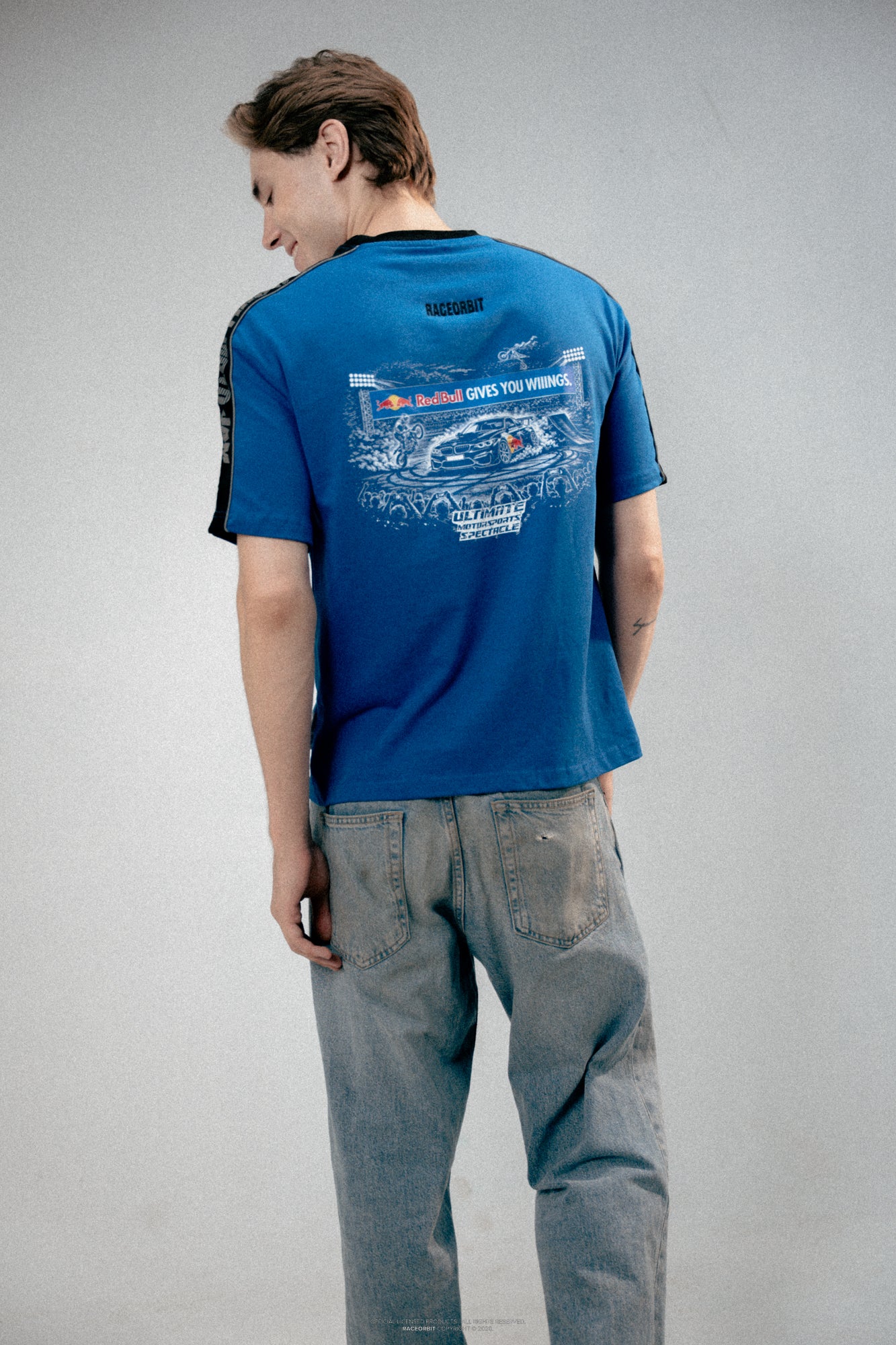 Red Bull Moto Jam 26 Blue Cut & Sew Tee