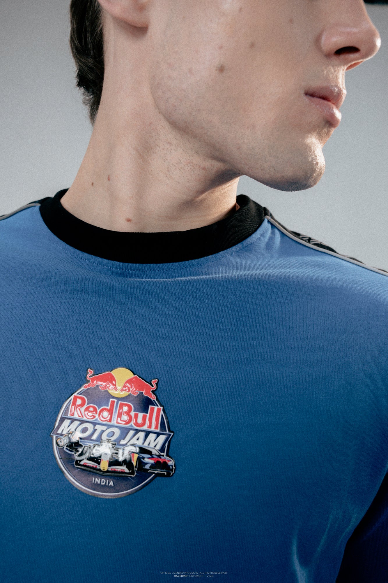 Red Bull Moto Jam 26 Blue Cut & Sew Tee