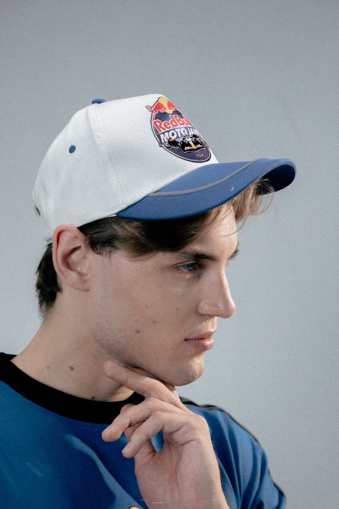 Red Bull Moto Jam 26 White & Blue DuoTone Cap