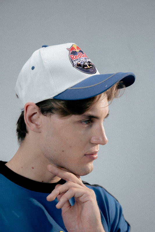 Red Bull Moto Jam 26 White & Blue DuoTone Cap