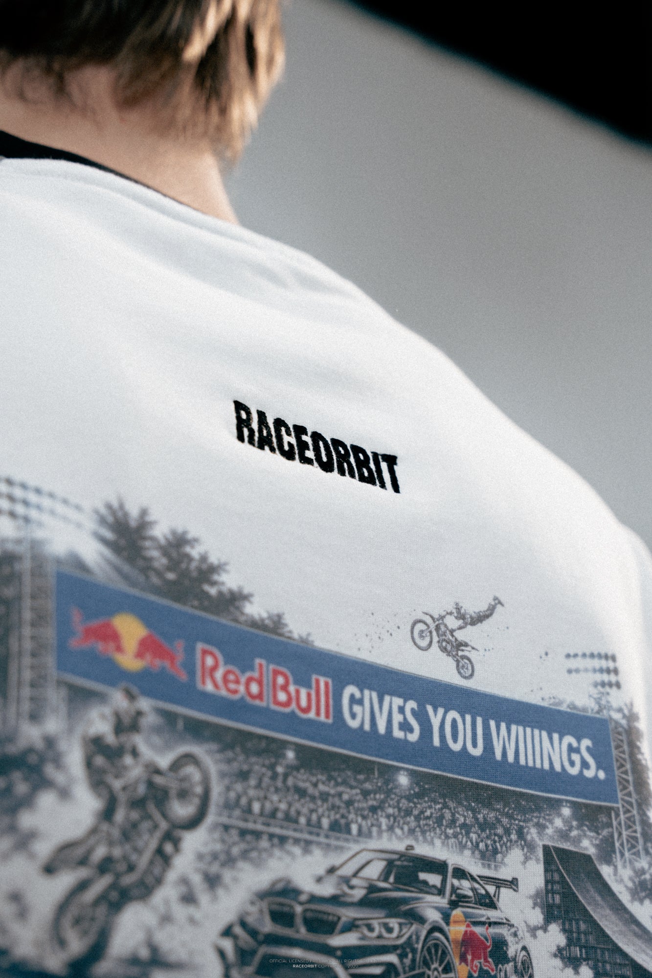 Red Bull Moto Jam 26 White Cut & Sew Tee