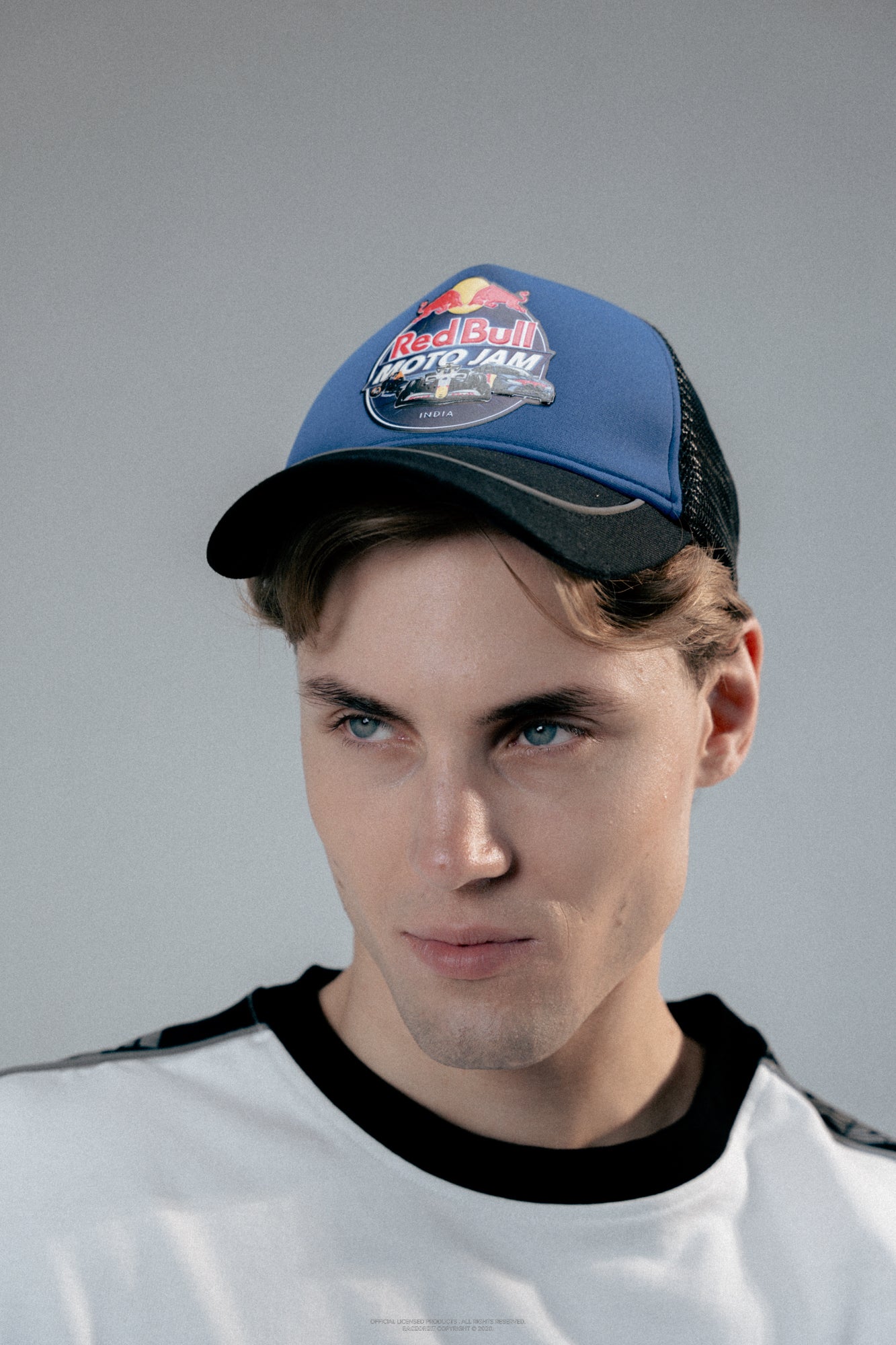 Red Bull Moto Jam 26 Blue Trucker Cap