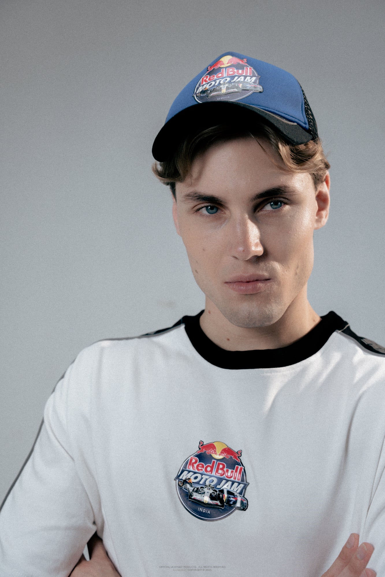 Red Bull Moto Jam 26 Blue Trucker Cap