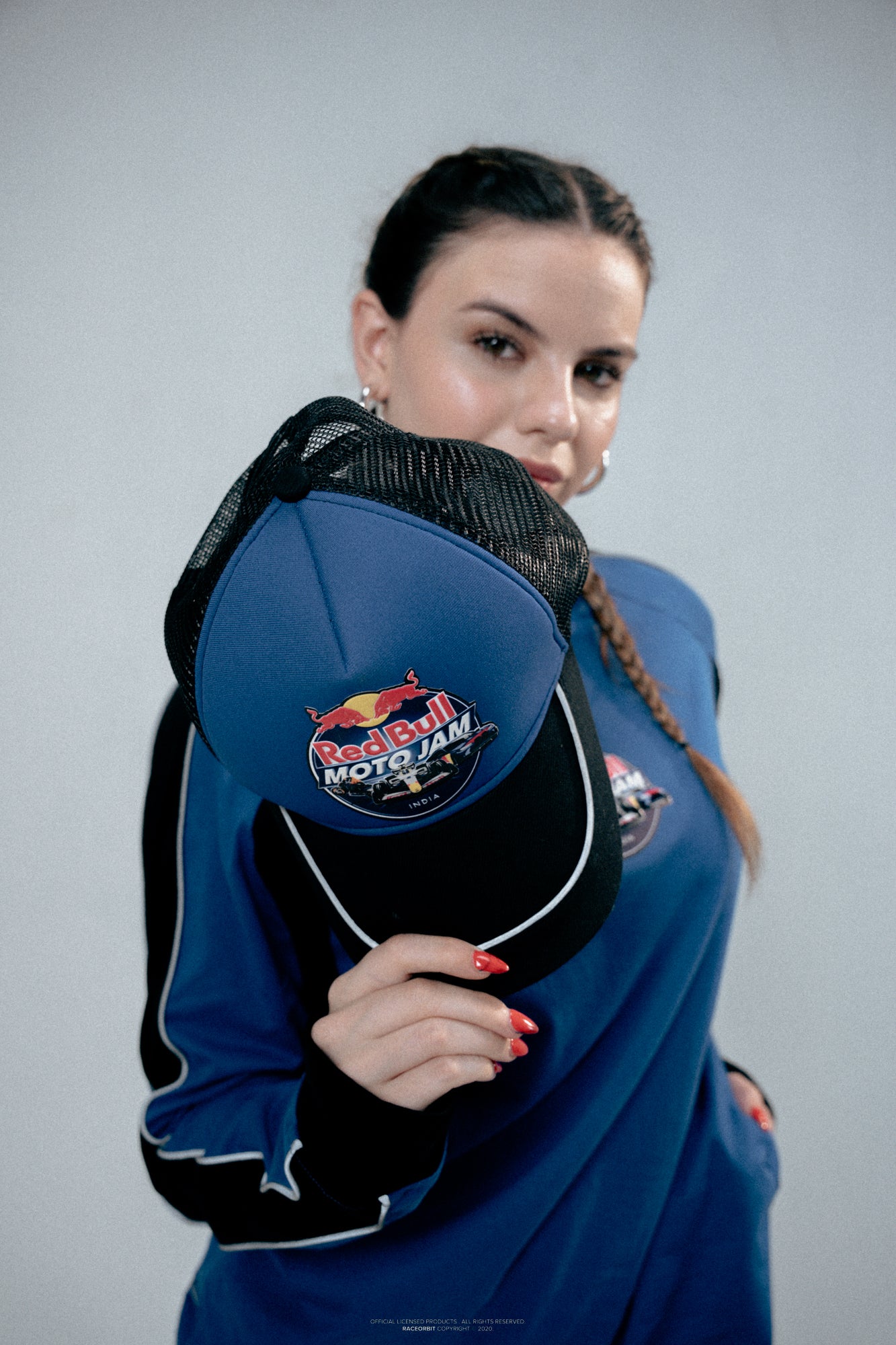Red Bull Moto Jam 26 Blue Trucker Cap