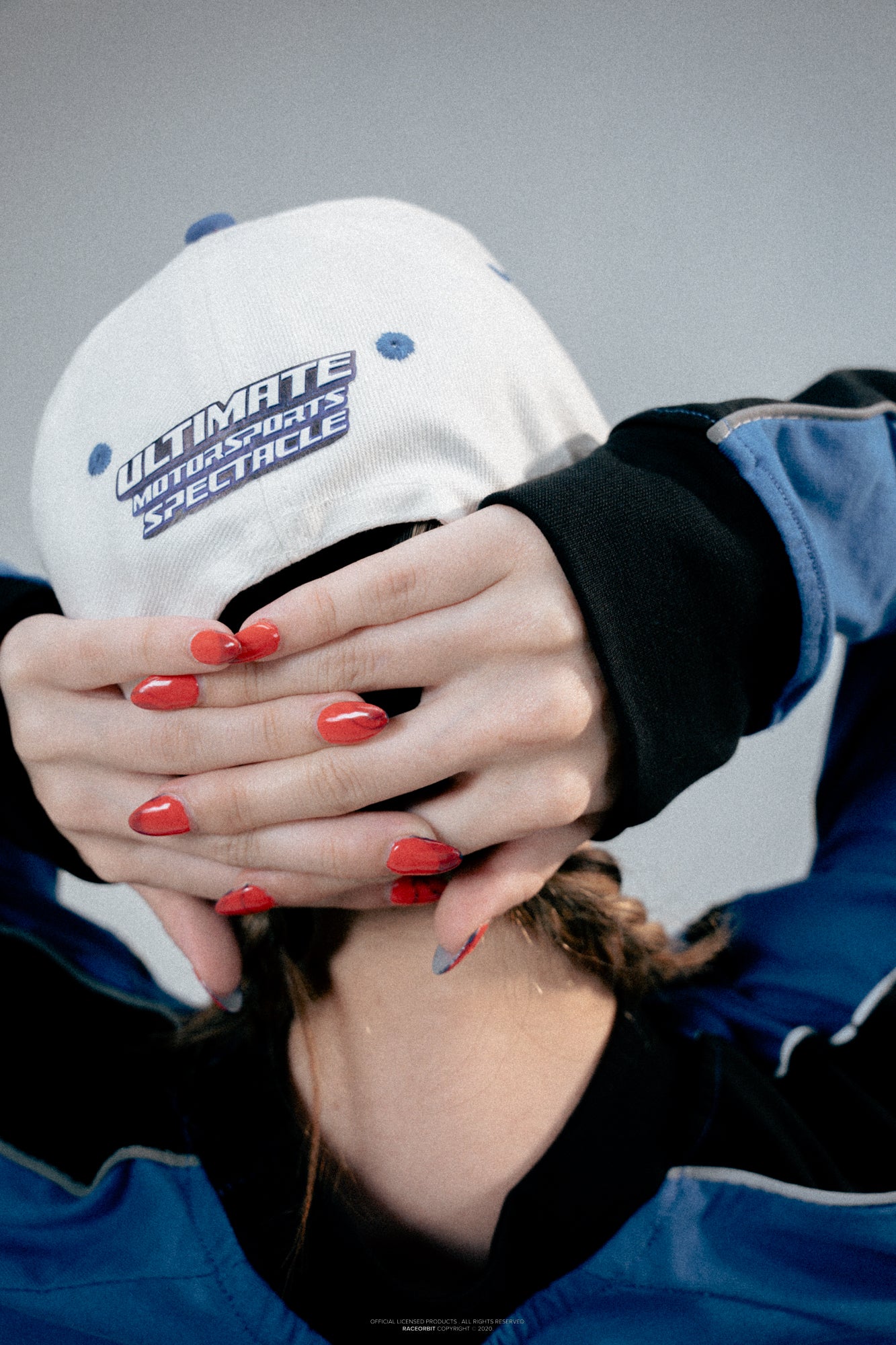 Red Bull Moto Jam 26 White & Blue DuoTone Cap