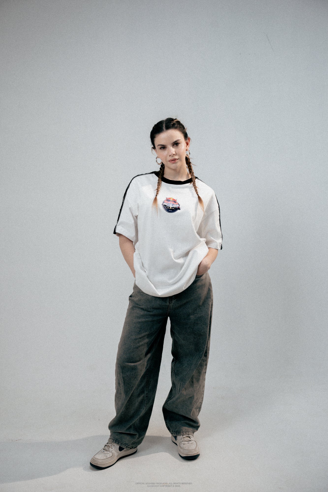 Red Bull Moto Jam 26 White Cut & Sew Tee