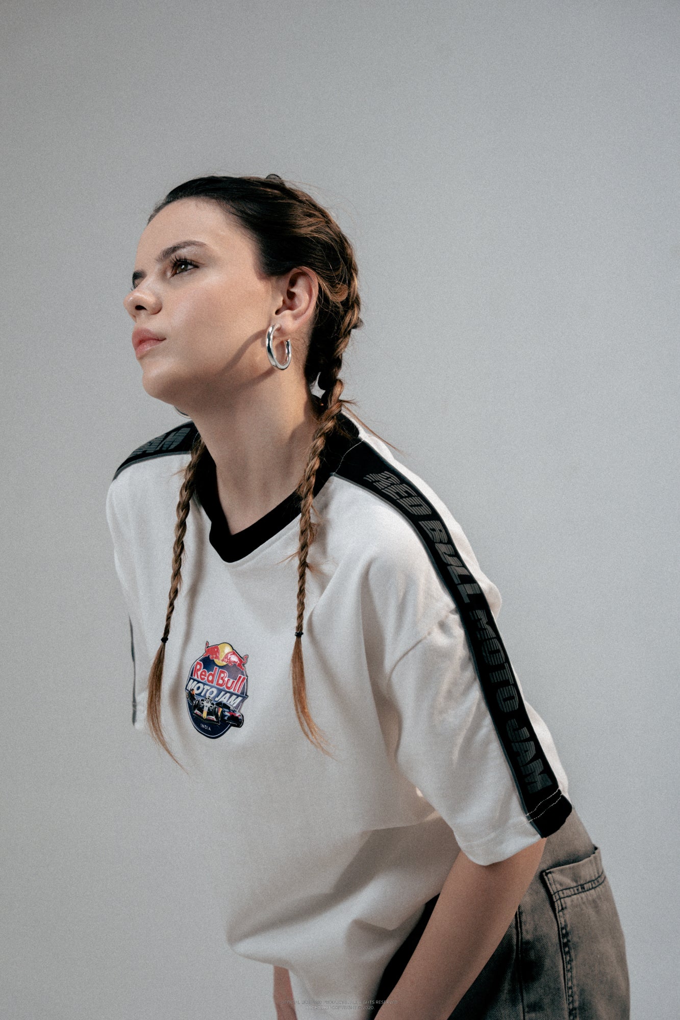 Red Bull Moto Jam 26 White Cut & Sew Tee