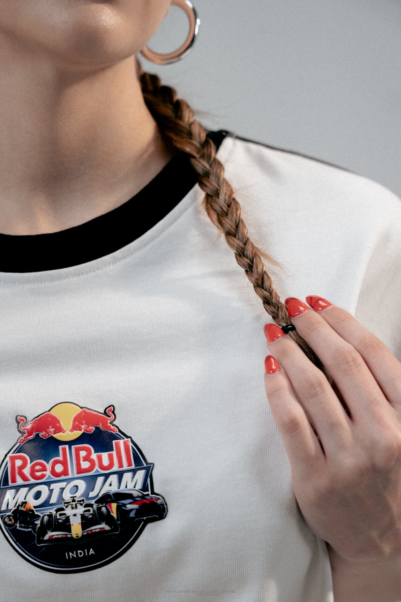 Red Bull Moto Jam 26 White Cut & Sew Tee