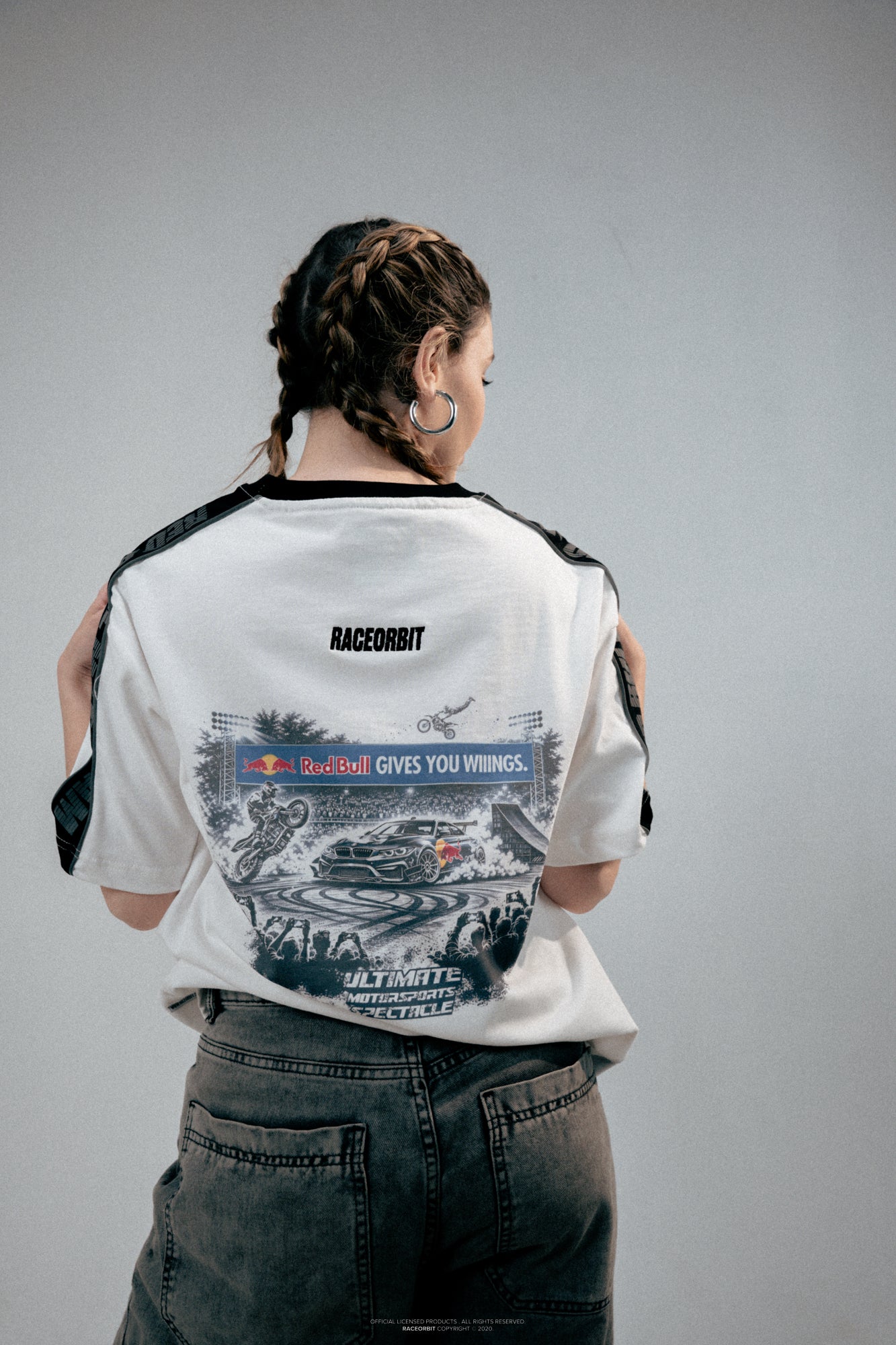 Red Bull Moto Jam 26 White Cut & Sew Tee