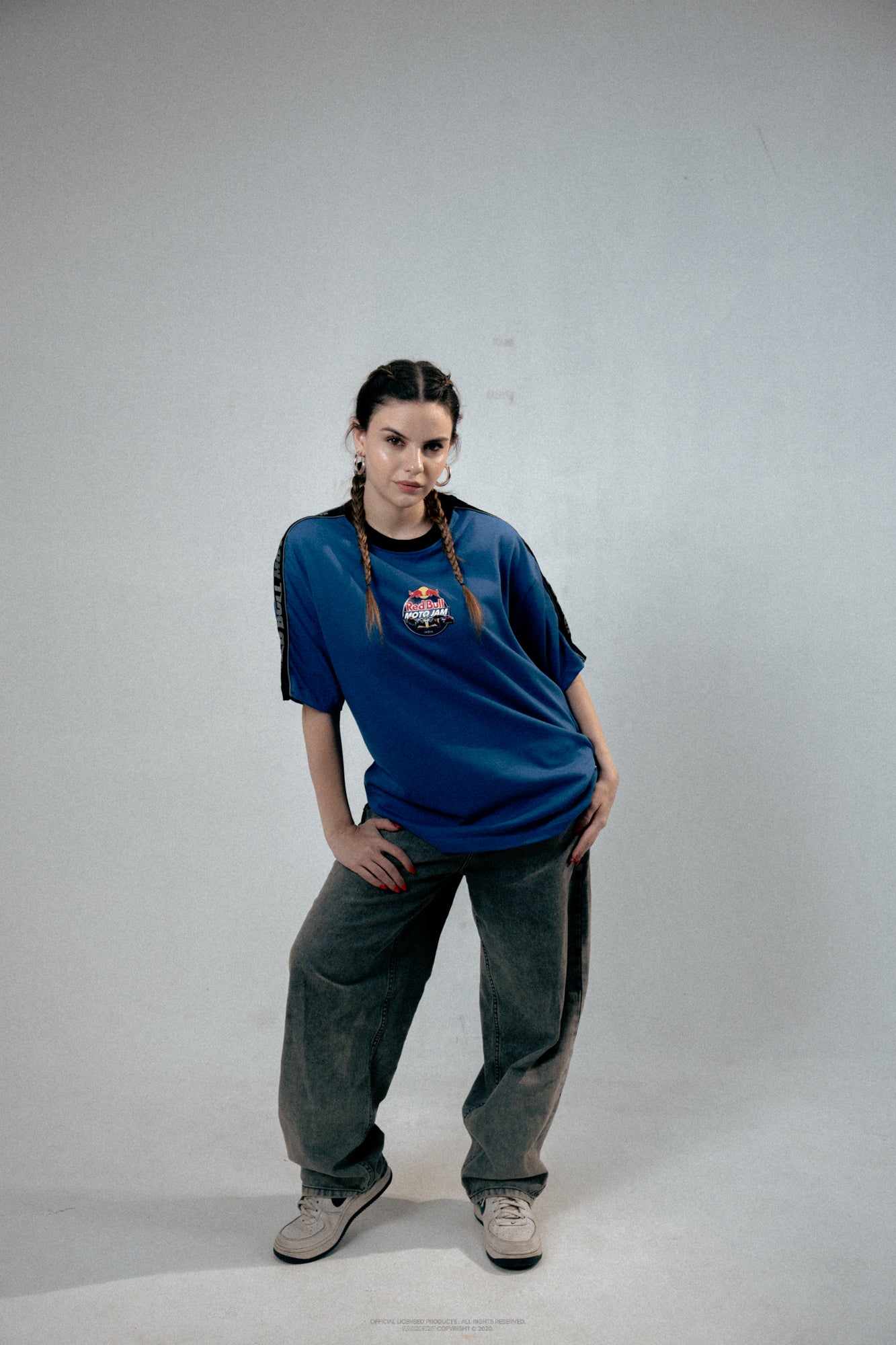 Red Bull Moto Jam 26 Blue Cut & Sew Tee