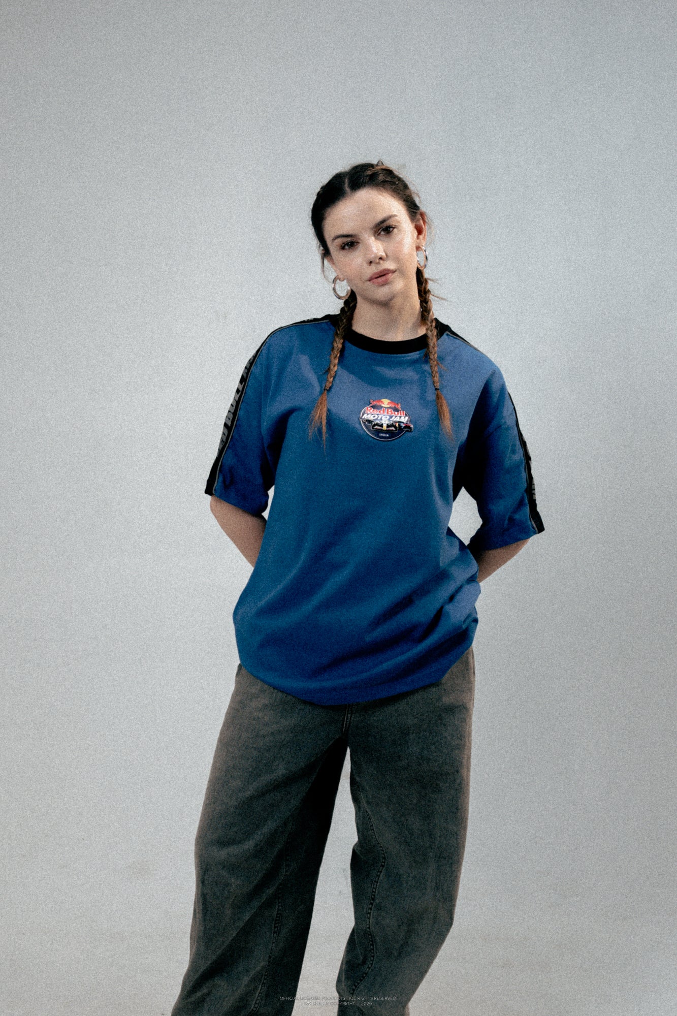 Red Bull Moto Jam 26 Blue Cut & Sew Tee