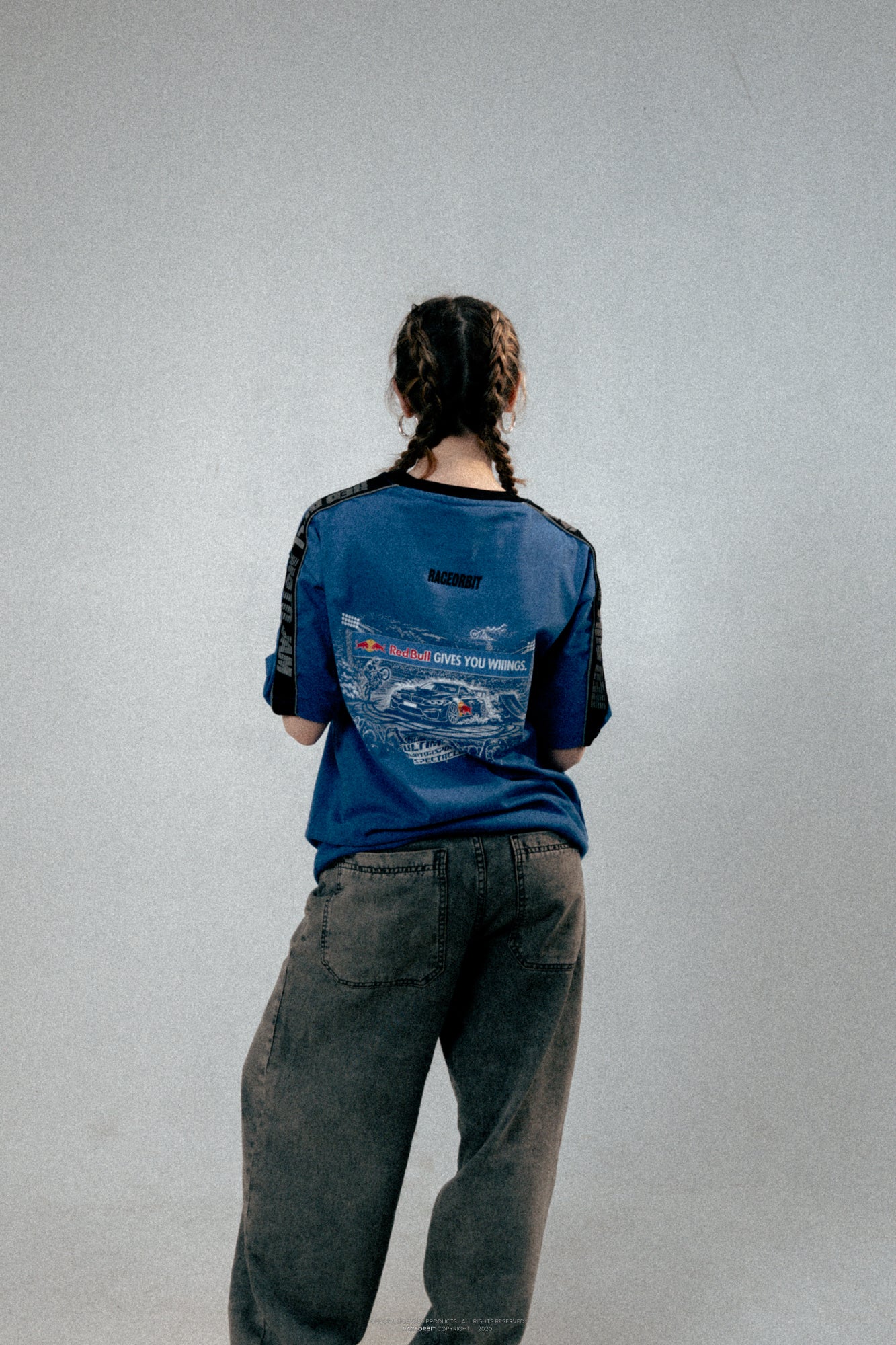 Red Bull Moto Jam 26 Blue Cut & Sew Tee
