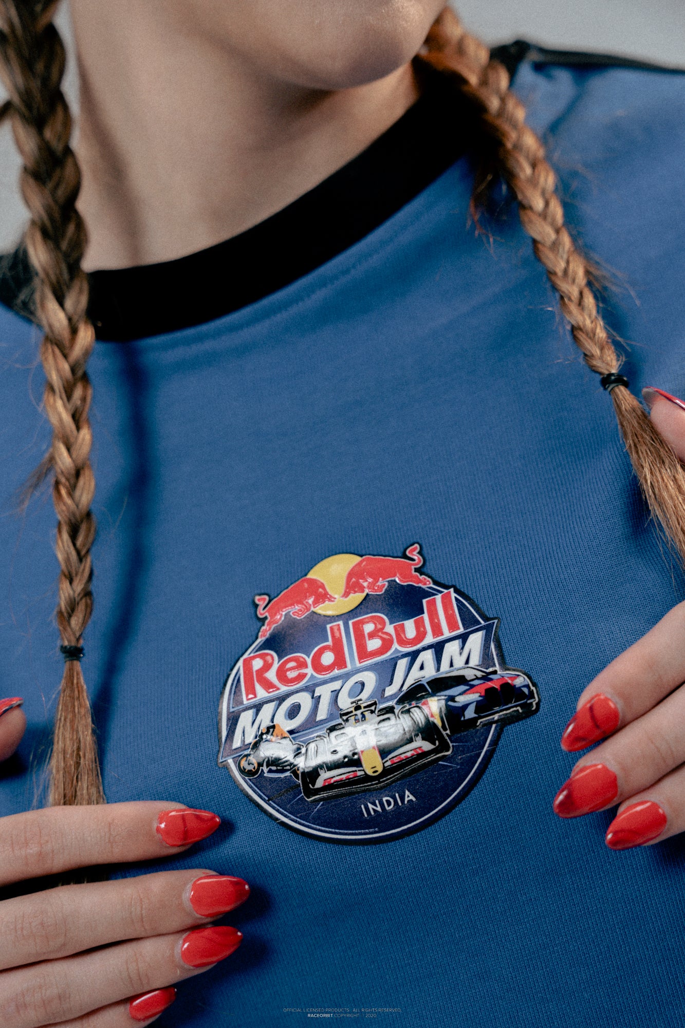 Red Bull Moto Jam 26 Blue Cut & Sew Tee