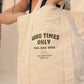 GoodTimes Only Beach Bag - Sand Beige - Relaxed & Functional