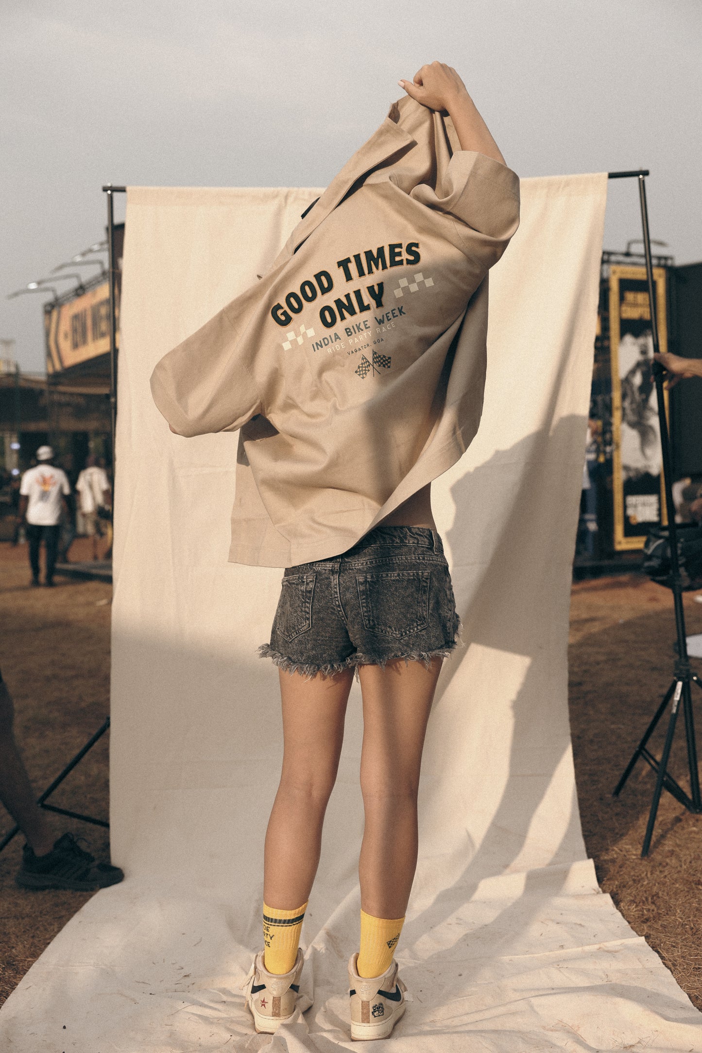 GoodTimes Only Garage Shirt - Sand