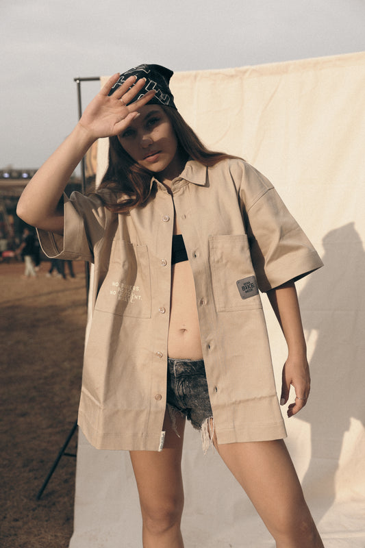 GoodTimes Only Garage Shirt - Sand