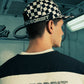 Generation Speed // Classic 5-Panel Flat Peak – Checkered Black