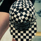 Generation Speed // Classic 5-Panel Flat Peak – Checkered Black