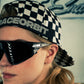 Generation Speed // Classic 5-Panel Flat Peak – Checkered Black