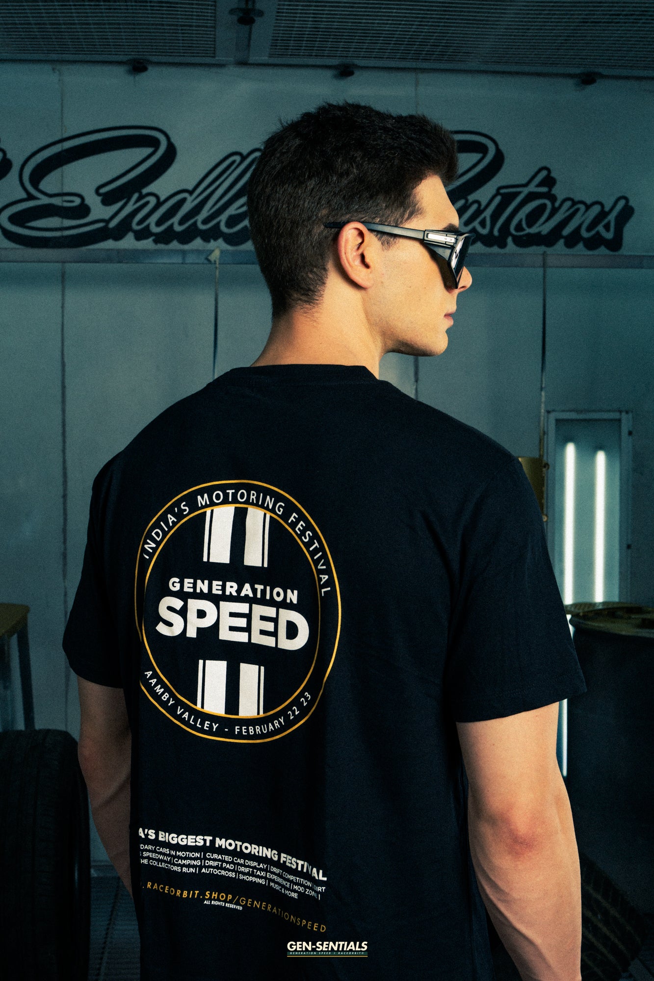 Generation Speed // Official Tee – Generation Speed Event Edition (Black & Blue)