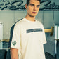 Generation Speed // Men’s Tech Tee – Performance Fit (B.Green & Off-White)