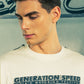 Generation Speed // Men’s Tech Tee – Performance Fit (B.Green & Off-White)