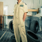 Generation Speed // Half-Sleeve Jumpsuit – Utility Edition (Black & Off-White)
