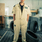 Generation Speed // Half-Sleeve Jumpsuit – Utility Edition (Black & Off-White)