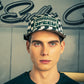 Generation Speed // Classic 5-Panel Flat Peak – Checkered Green