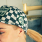 Generation Speed // Classic 5-Panel Flat Peak – Checkered Green