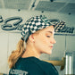 Generation Speed // Classic 5-Panel Flat Peak – Checkered Green