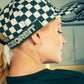 Generation Speed // Classic 5-Panel Flat Peak – Checkered Green