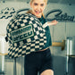 Generation Speed // Classic 5-Panel Flat Peak – Checkered Green
