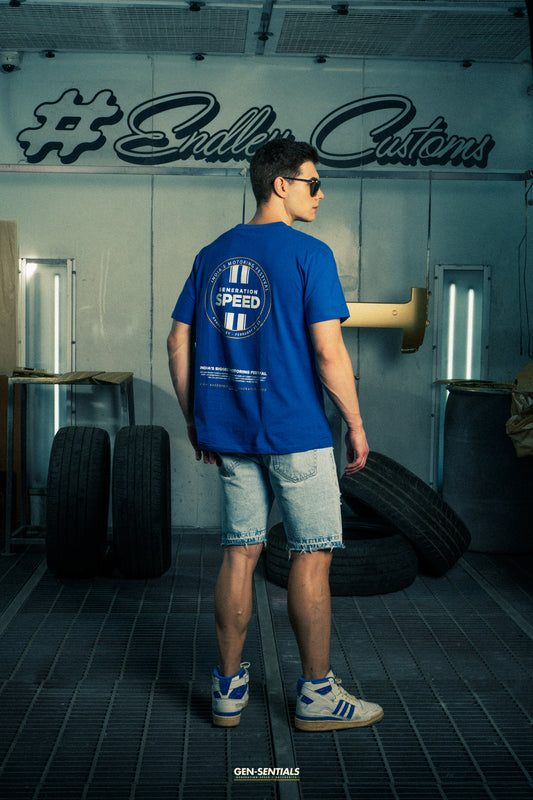 Generation Speed // Official Tee – Generation Speed Event Edition (Black & Blue)