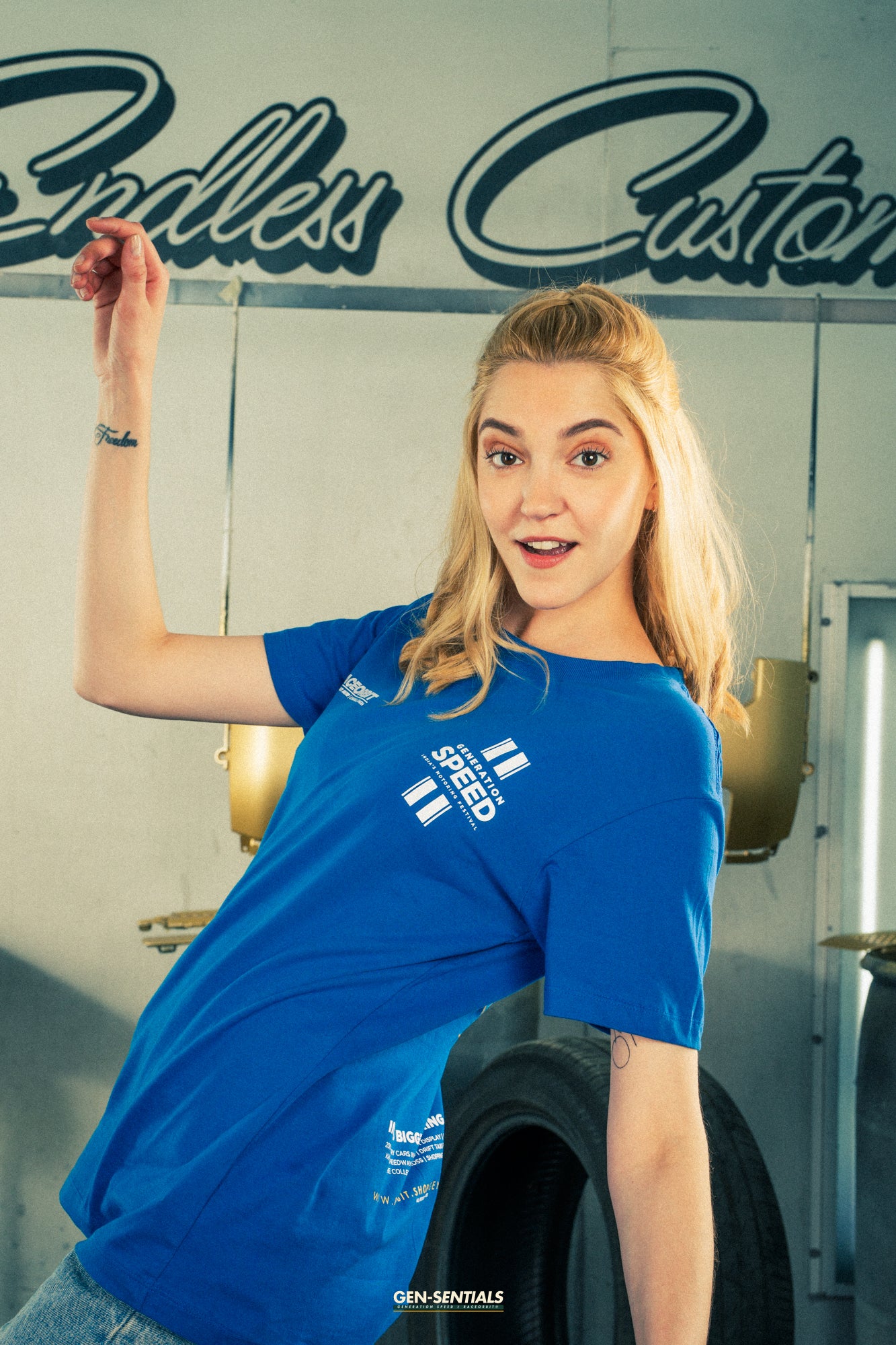 Generation Speed // Official Tee – Generation Speed Event Edition (Black & Blue)