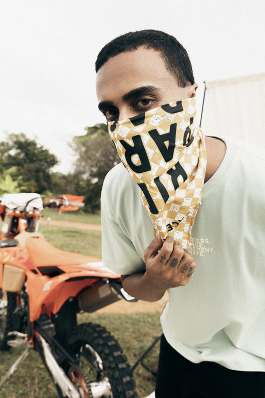 GoodTimes Only Ride Party Race Bandana Yellow