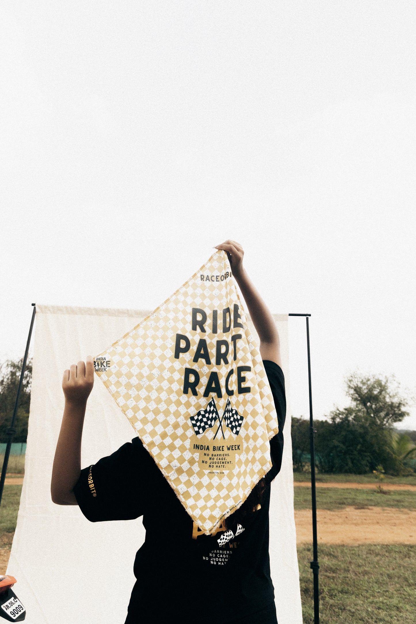 GoodTimes Only Ride Party Race Bandana Yellow