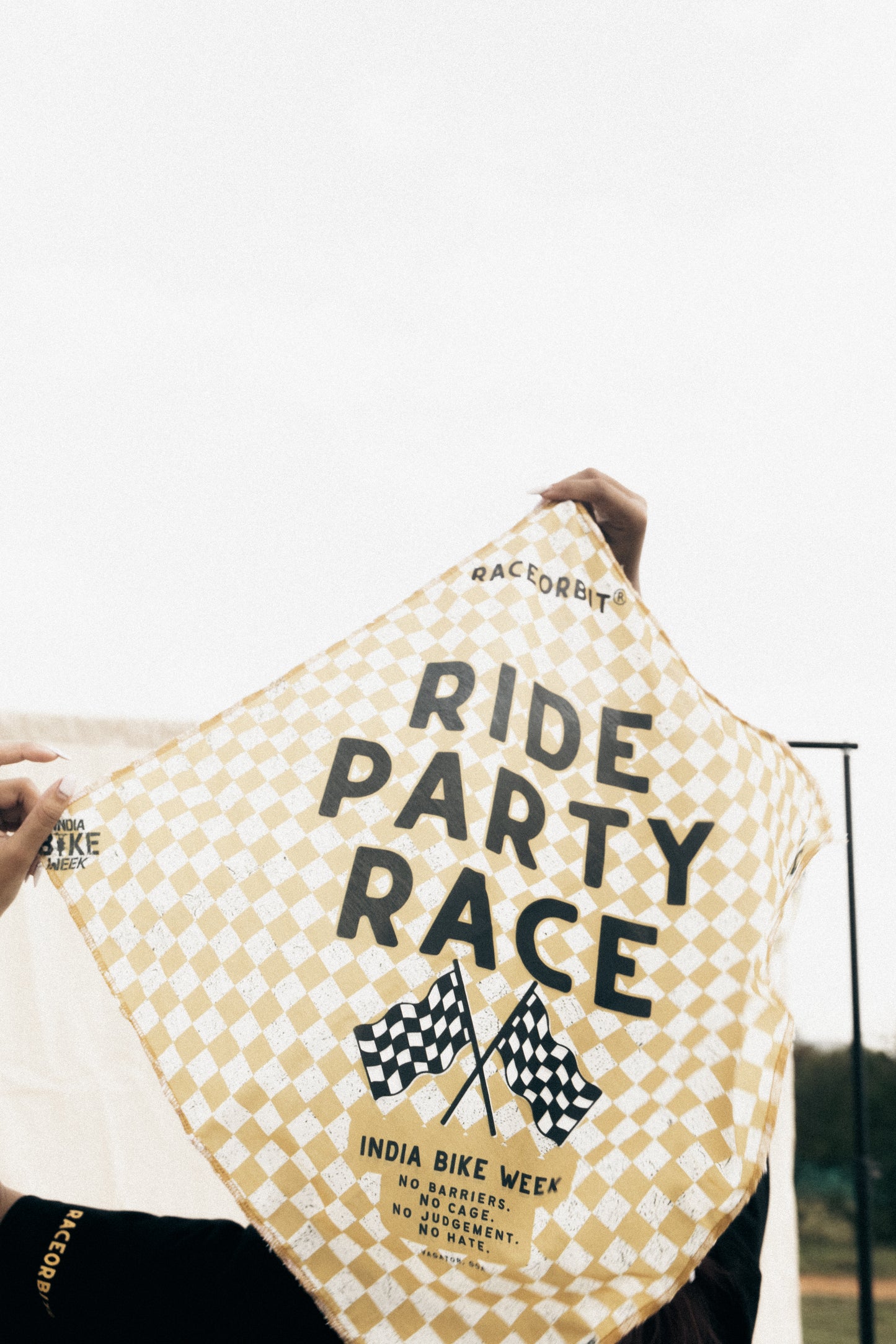 GoodTimes Only Ride Party Race Bandana Yellow