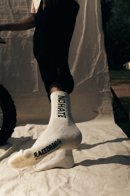 GoodTimes Only Bamboo Socks - Beige - NO CAGE & NO HATE