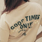 GoodTimes Only Sand Oversized T-Shirt