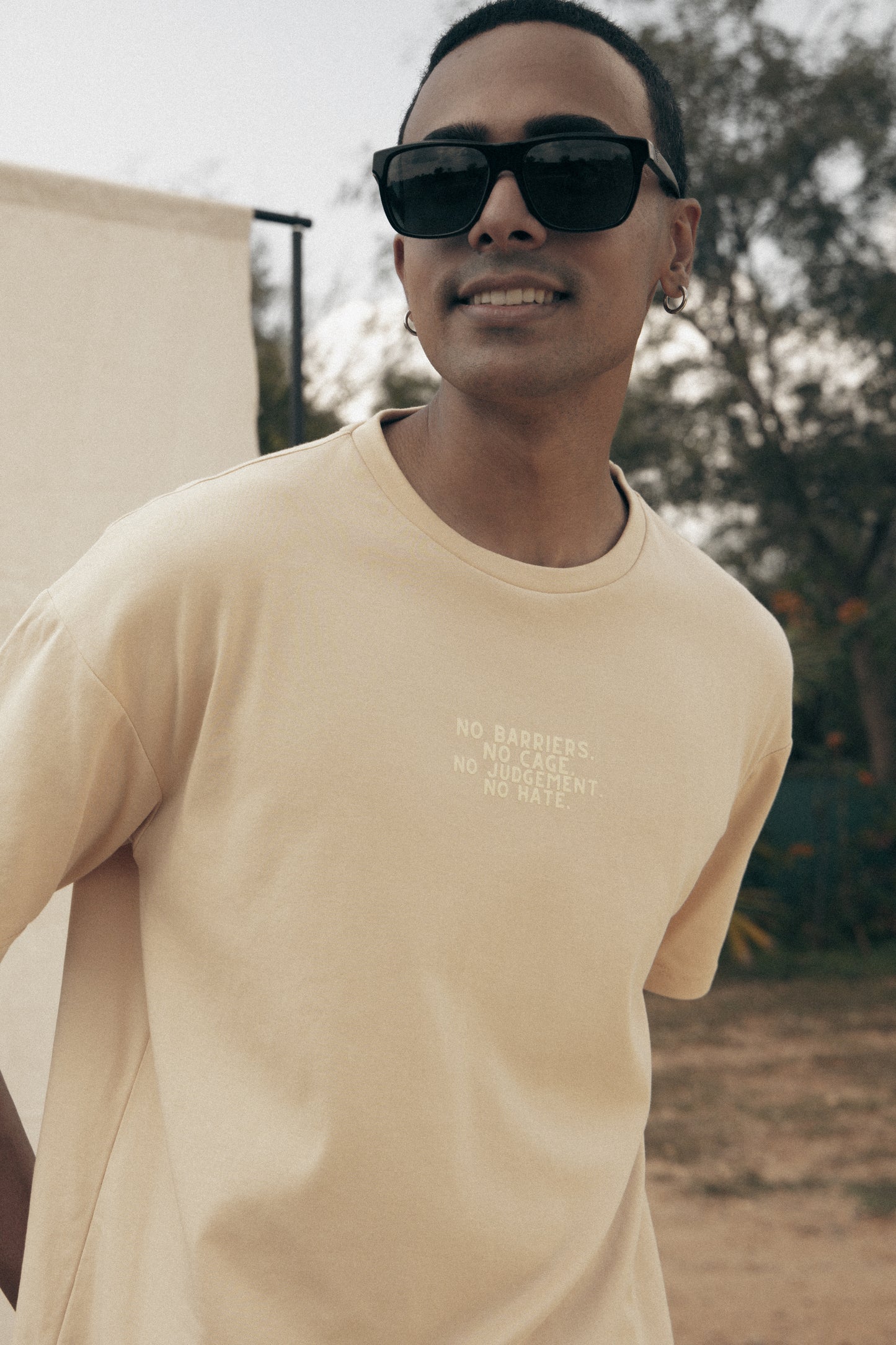GoodTimes Only Sand Oversized T-Shirt